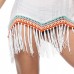 PANAX ladies bikini beach blouse with long tassels