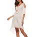 PANAX handhaken sewing large size loose ladies beach dress